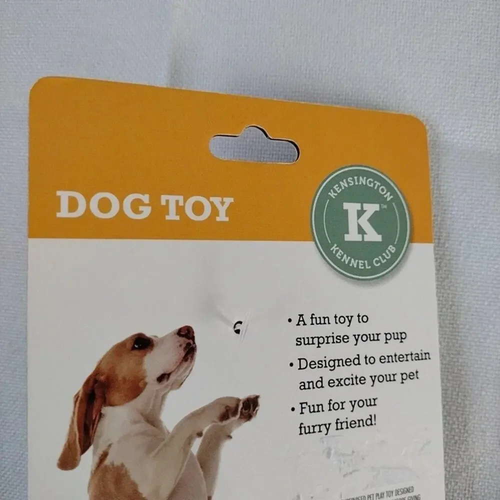 Kensington Kennel Club Duck & Fox Dog Toys S-M Plush Squeaky Set Pet Gift